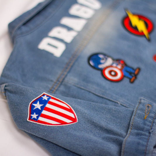 CUSTOMIZED DENIM JACKET (SUPERHEROES)